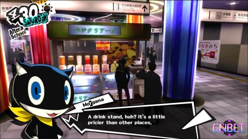 Trong Persona 5, cửa hàng đồ uống độc đáo giúp tăng chỉ số xã hội cho nhân vật chính