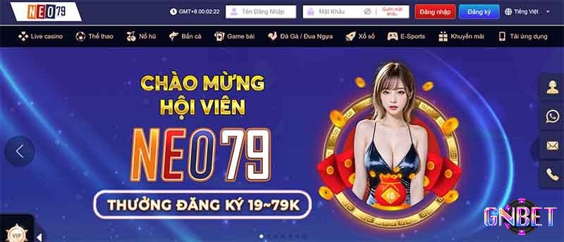 Đăng nhập Neo79 trải nghiệm cổng game uy tín hàng đầu