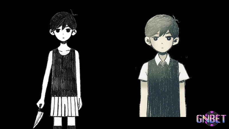 Omori (trắng đen) và Sunny (có màu sắc)