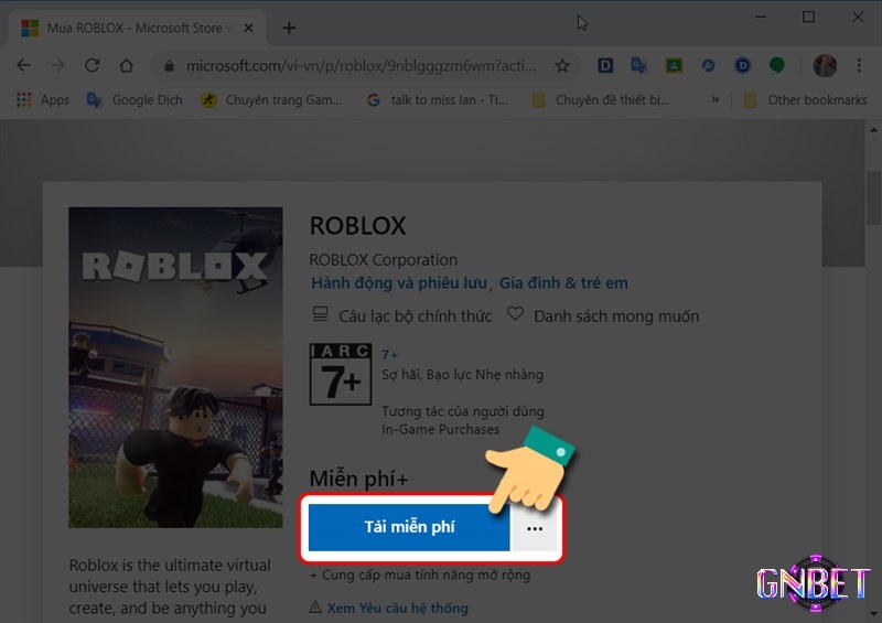 Lên web theo đường link để tải game